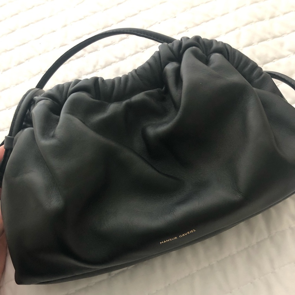 Mansur Gavriel Mini Cloud Leather Clutch
